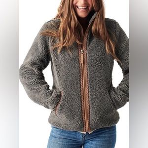 Faherty Ashbury High Pile Fleece Jacket XS